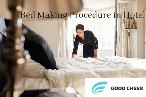 Bed making procedure in hotel Housekeeping